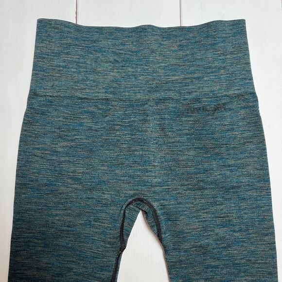 Ivy Park Knit Leggings SIZE S M Green Blue Yoga Pants Beyonce - Picture 7 of 13